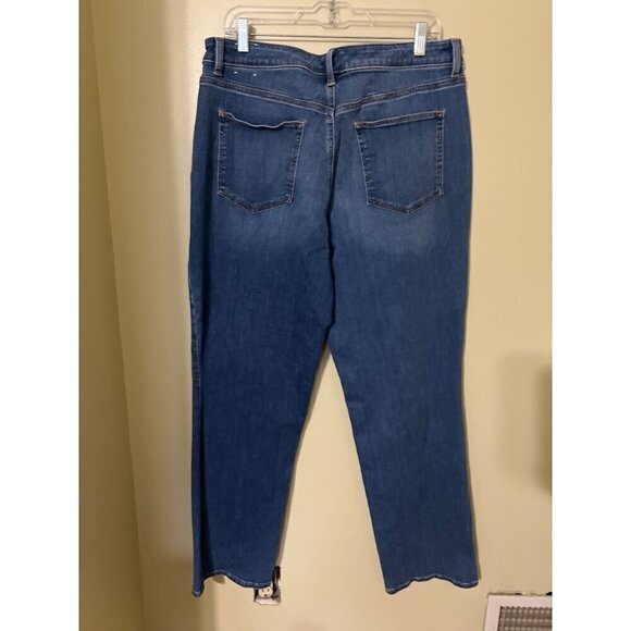Talbots Womens Straight Leg Jeans Size 16 Blue Denim - Picture 2 of 11